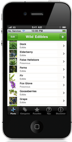 Wild Edibles iPhone App