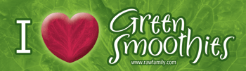I Love Green Smoothies Bumper Sticker