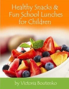 Healthy Snacks & Fun School Lunches for Children eBook Cover